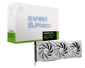 GeForce RTX 4070 Ti GAMING SLIM WHITE 12G