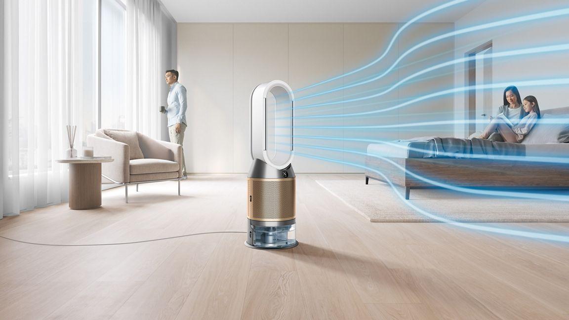 Purificateur Dyson Purifier Humidify+Cool™ Formaldehyde (Blanc/Or) PH04