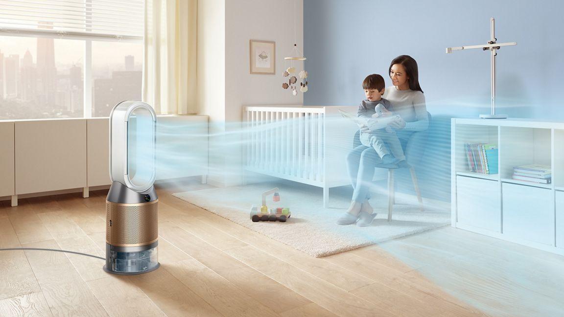 Purificateur Dyson Purifier Humidify+Cool™ Formaldehyde (Blanc/Or) PH04